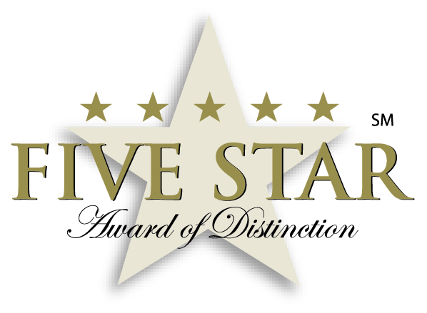 Salem Five Insurance Five Star Award of Distinction Logo